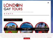 Tablet Screenshot of londongaytours.com